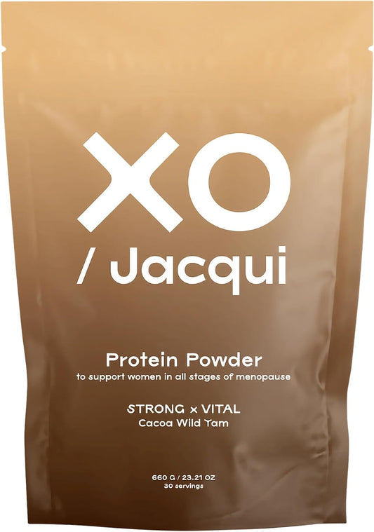 Organic Cacao-Chocolate Wild Yam Protein Powder for Women - Vegan & Delicious Blend of 6 Science-Backed Ingredients - Supports Women's Health