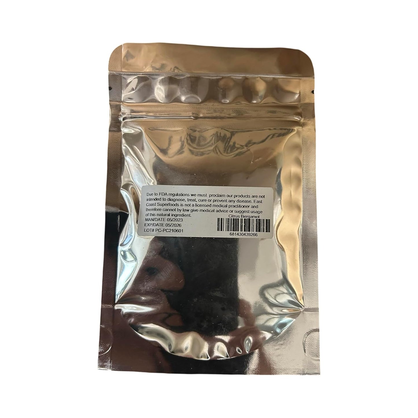 Organic Calaherb Citrus Bergamot Powder - 50g (1.76 oz) - All-Natural Antioxidant Supplement