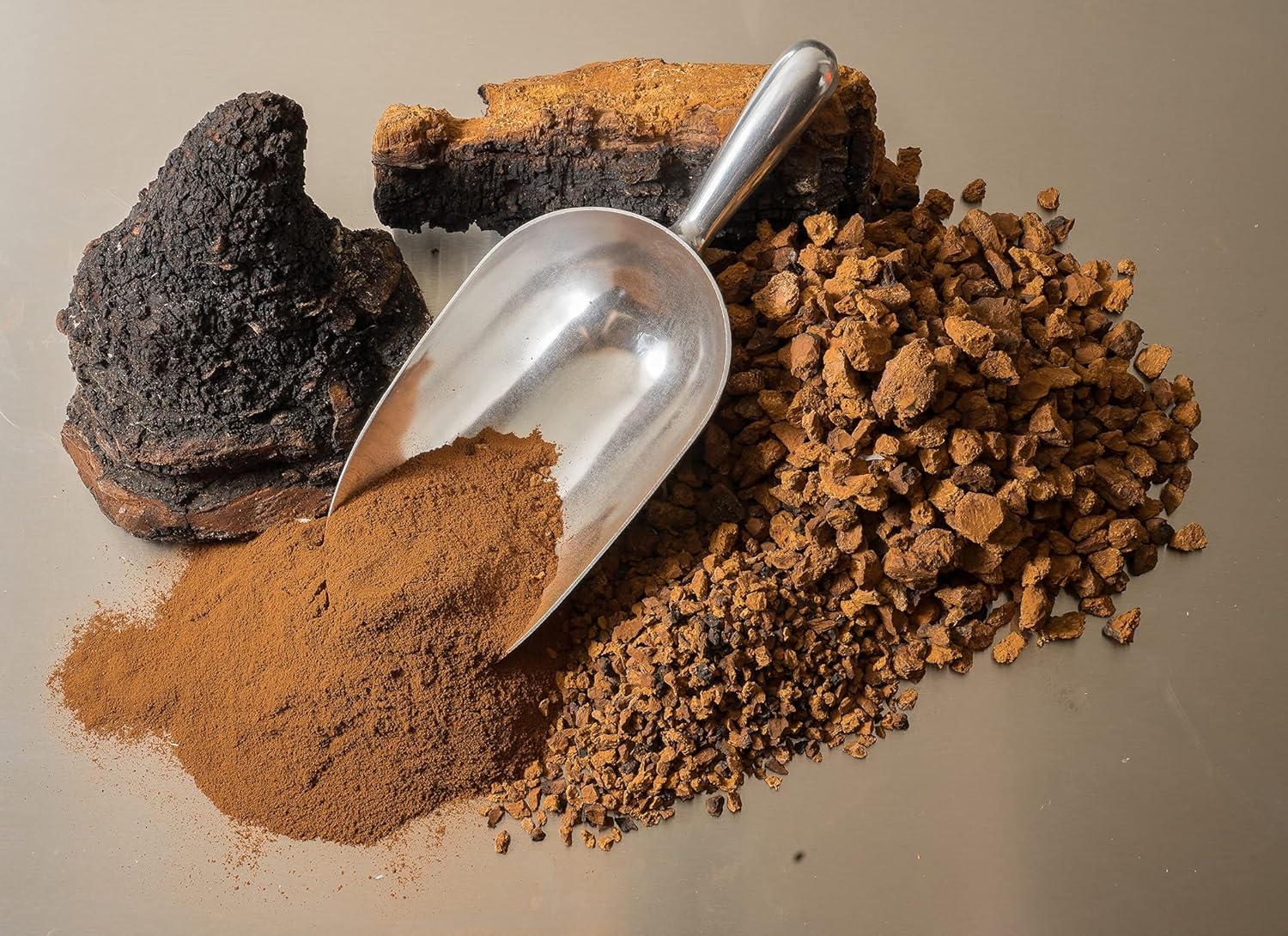 Organic Canadian Chaga Mushroom Chunks - Premium 8 oz of Wild Harvested Chaga Tea - Superfood Rich in Antioxidants