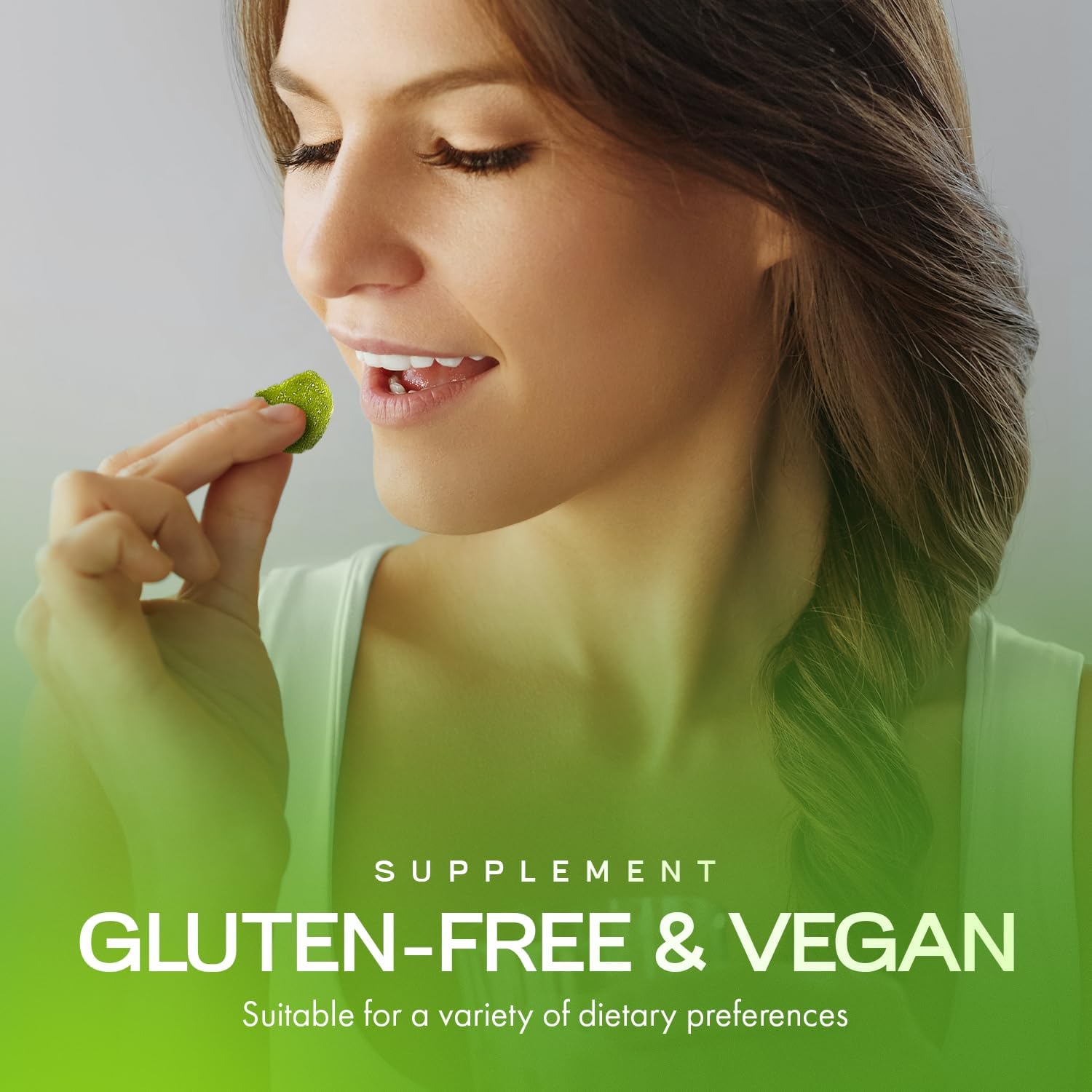 Organic Celery Juice Fiber Gummies - Daily Detox & Wellness Boost with Prebiotic Fiber & Chlorophyll (90 Count)