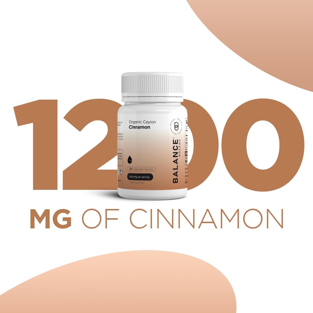 Organic Ceylon Cinnamon and Citrus Bergamot Supplement Combo for Balance and Wellness