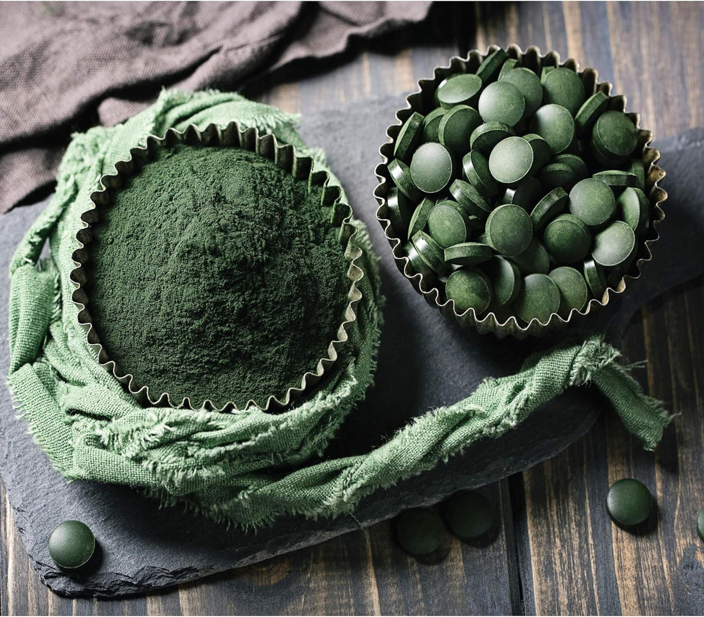 Organic Chlorella Tablets - 500mg, 120 Count - Green Foods - BoostGo Australia