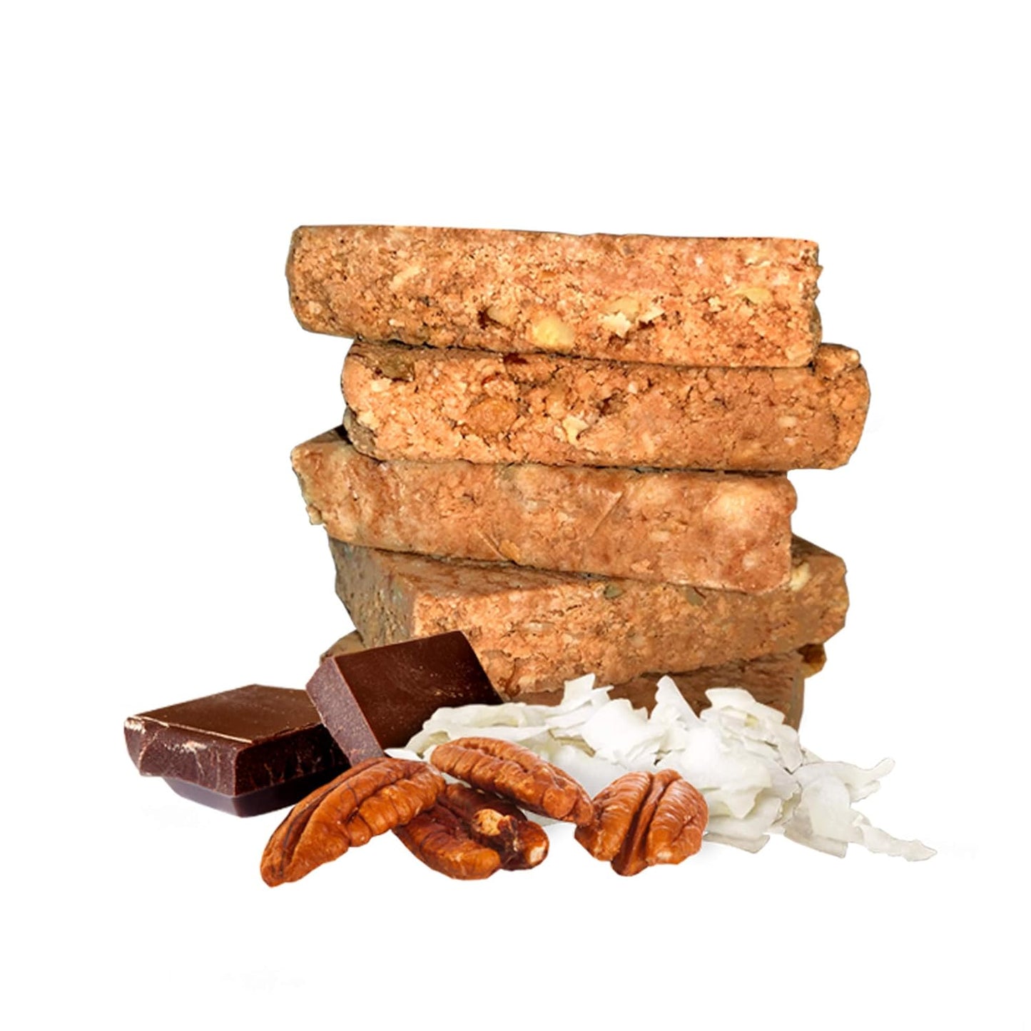 Organic Chocolate Pecan Crisp Keto Fat Bombs Snacks - Low Carb, Collagen Rich, Grass-fed Ghee - Gluten-Free, Non-GMO - 5 Servings