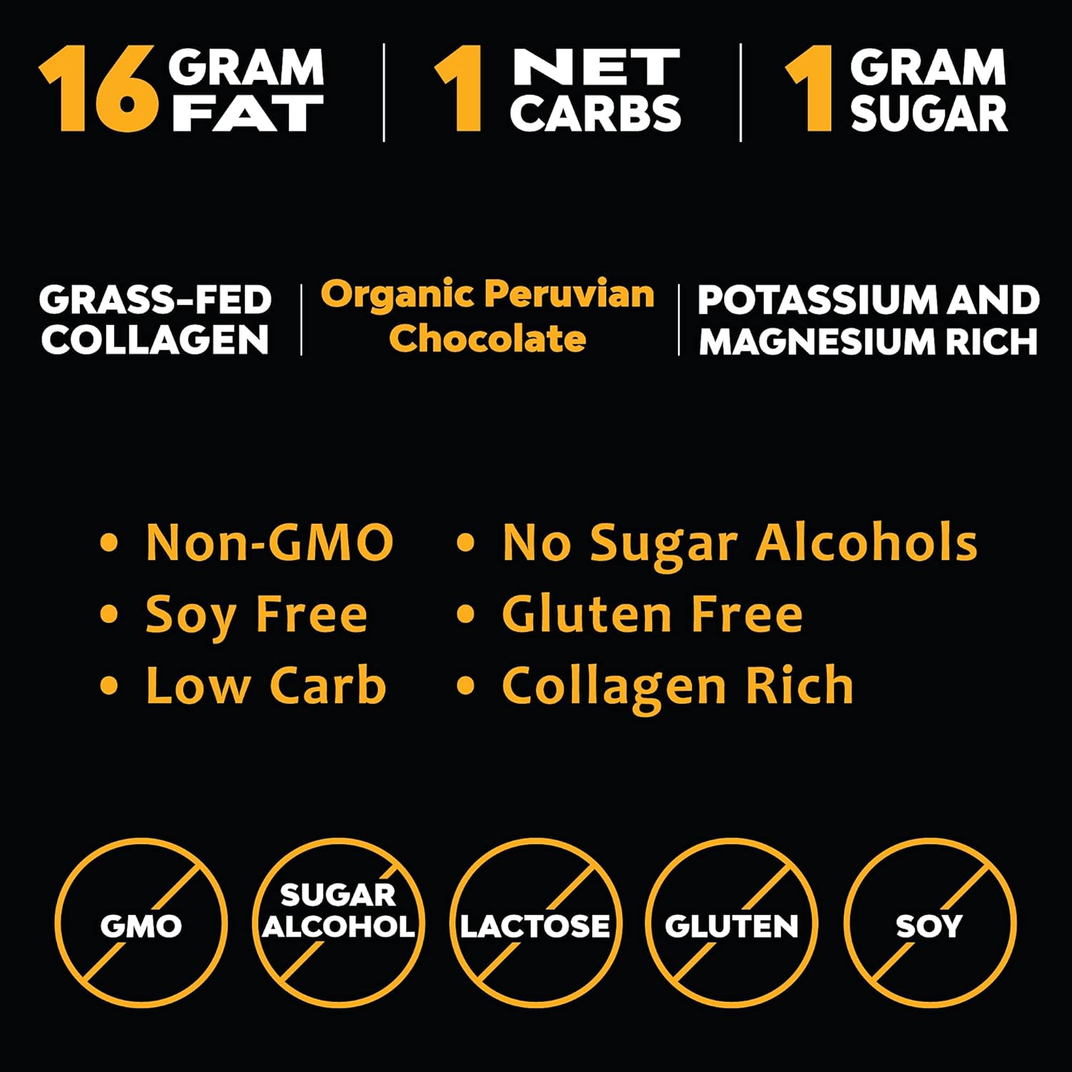 Organic Chocolate Pecan Crisp Keto Fat Bombs Snacks - Low Carb, Collagen Rich, Grass-fed Ghee - Gluten-Free, Non-GMO - 5 Servings