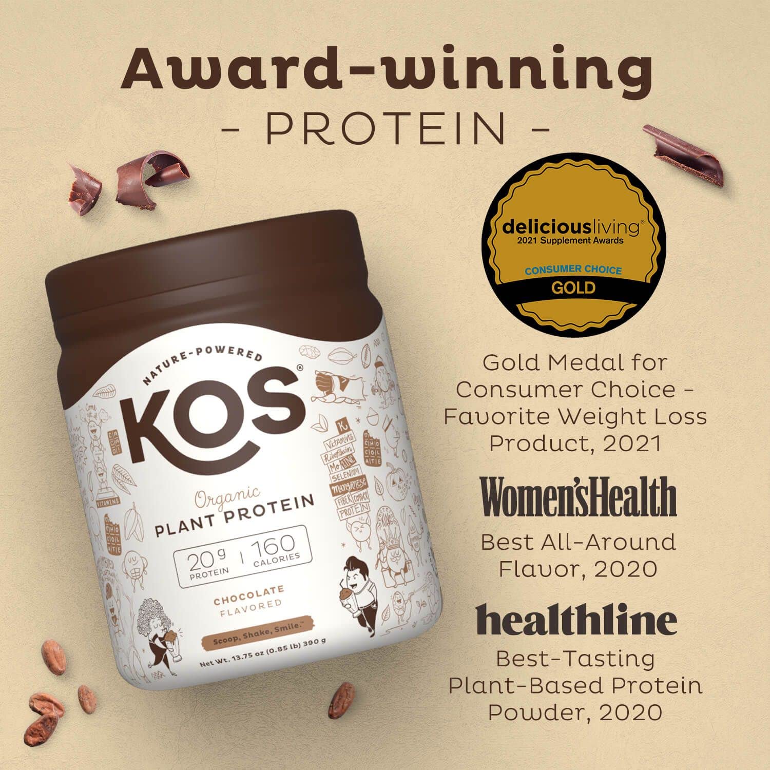 Organic Chocolate Vegan Protein Powder - Low Carb Pea Blend with Vitamins & Minerals - Keto Friendly Meal Replacement - Gluten & Soy Free - BoostGo Australia
