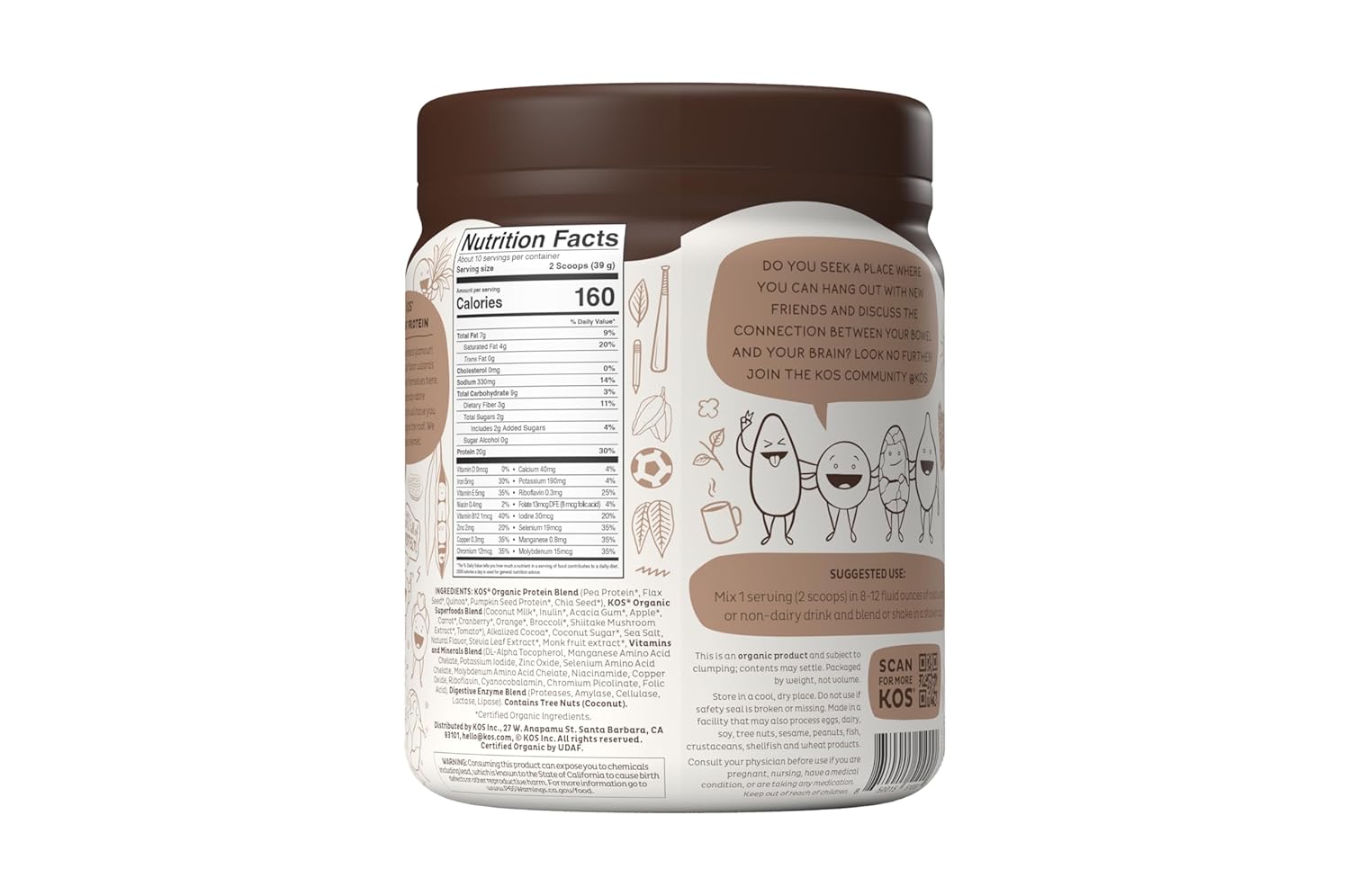 Organic Chocolate Vegan Protein Powder - Low Carb Pea Blend with Vitamins & Minerals - Keto Friendly Meal Replacement - Gluten & Soy Free - BoostGo Australia