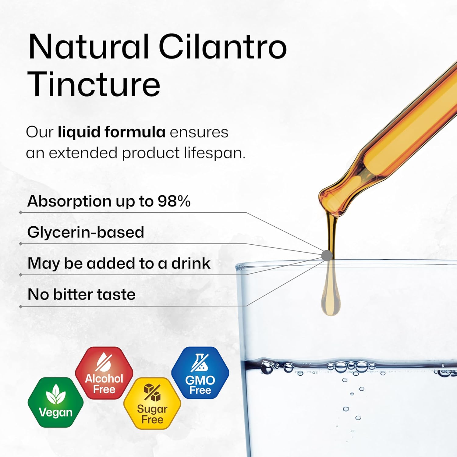 Organic Cilantro and Dandelion Tincture Combo Pack - 2 Fl. Oz. Each