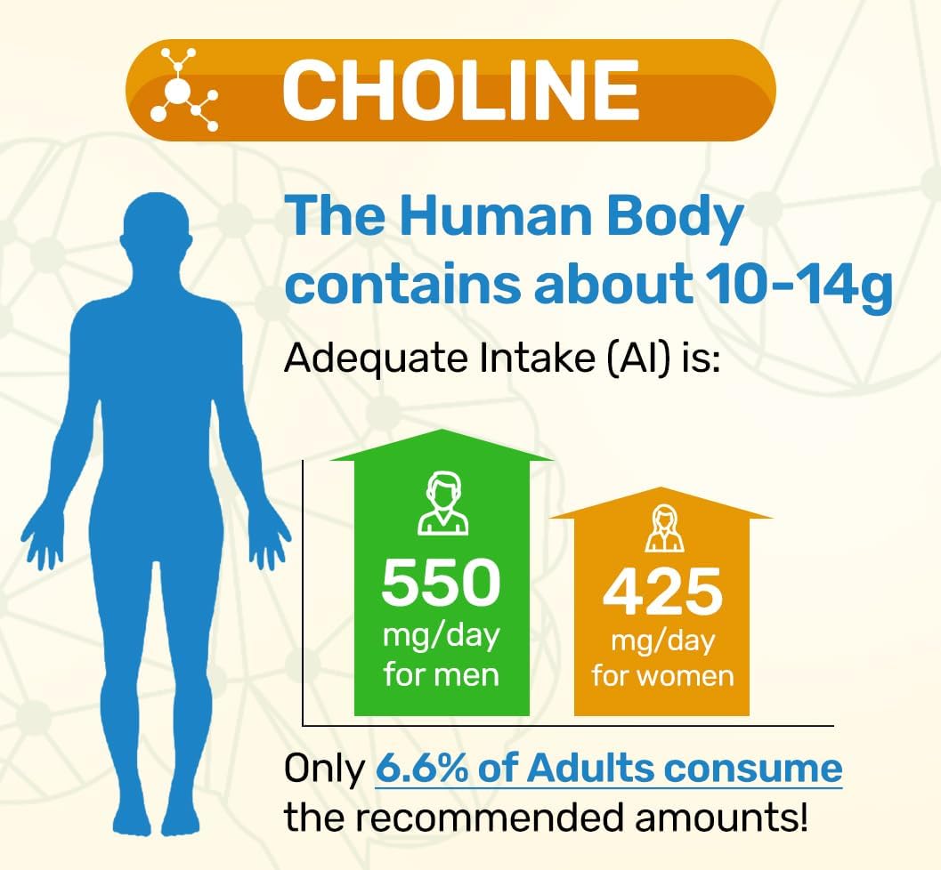 Organic Citicoline & Caffeine Nootropic Electrolyte with B12 for Cognitive Enhancement and Hydration - Made in USA