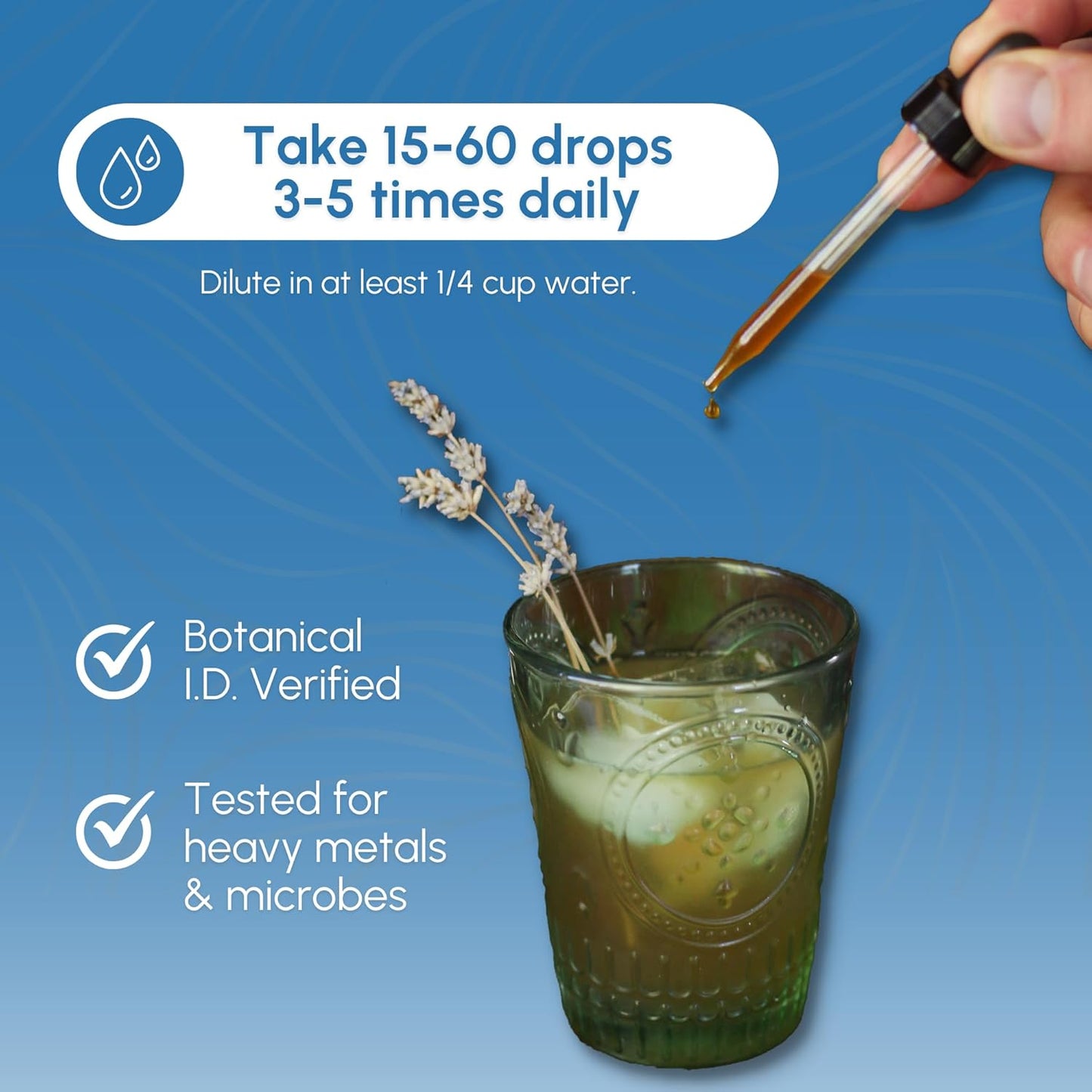 Organic Clarity Tincture with Five Flavors Herbs for Brain and Vascular System Support - 2 Fl Oz Bottle