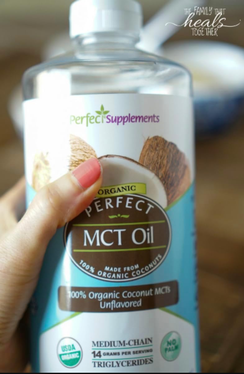 Organic Coconut MCT Oil - 30oz - Unflavored, Sustainable Energy for Body & Brain