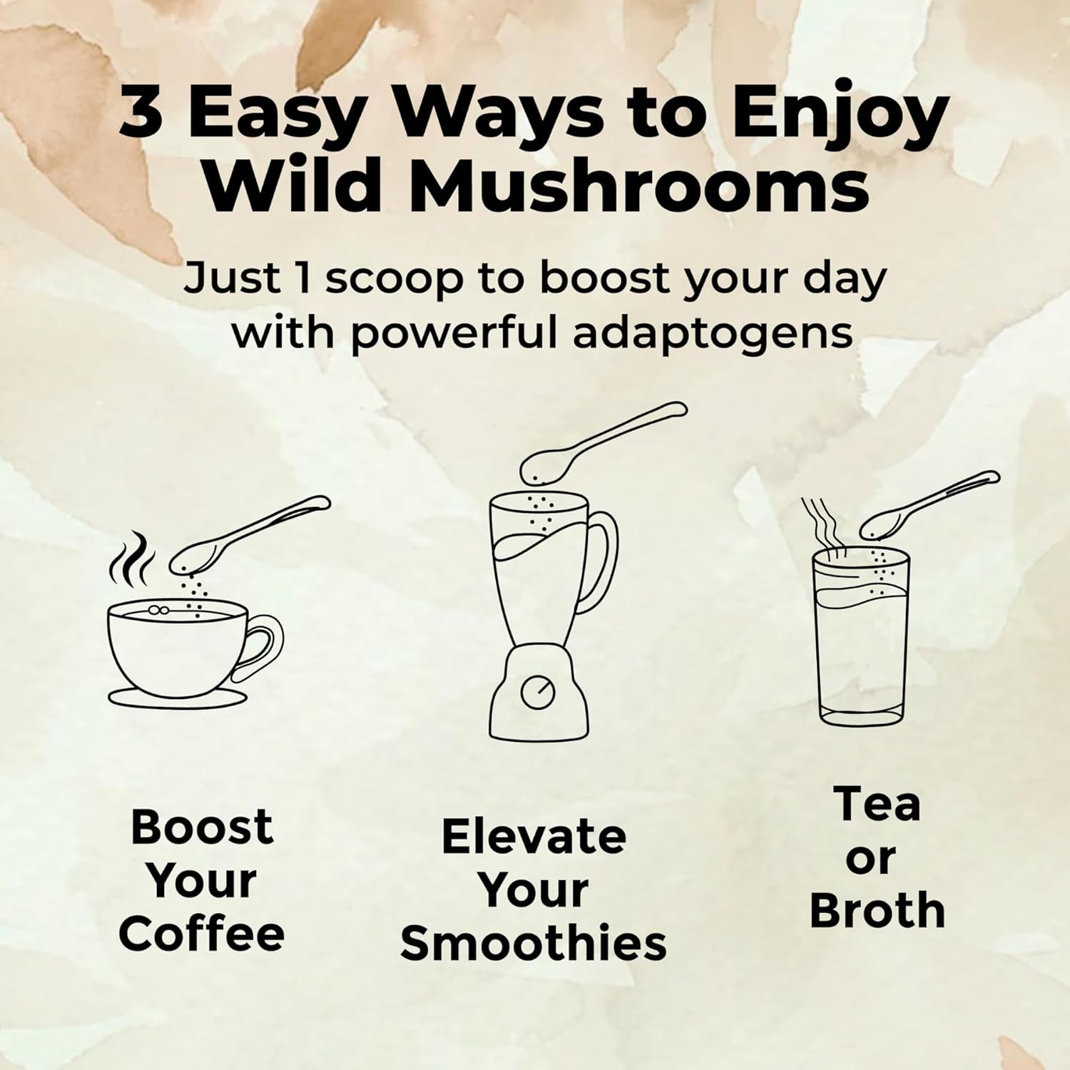 Organic Cocotropic Mushroom Cacao Mix & Lion’s Mane Powder Bundle for Focus and Brain Health