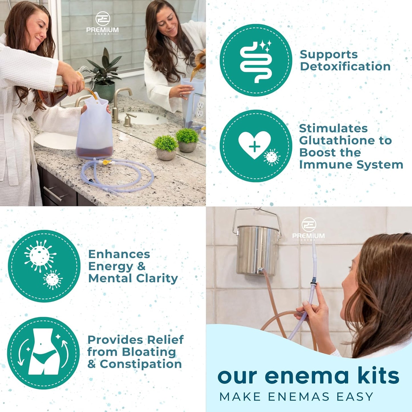 Organic Coffee Enema Solution - Light Roast, Medium Ground, Specialty Grade. Rich in Palmitic Acid and Caffeine. Perfect for Gerson Therapy, Liver Detox, and Colon Cleansing - 1 Lb