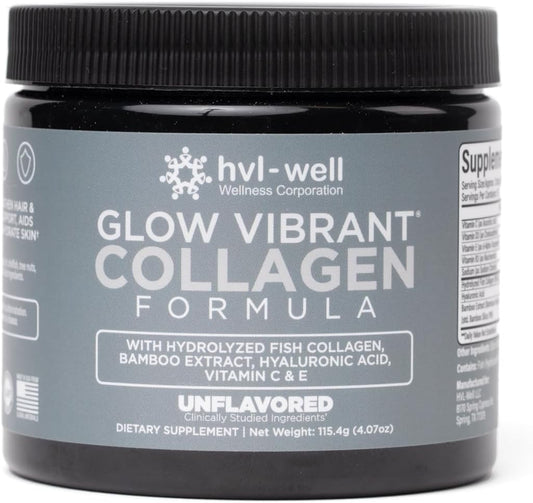 Organic Collagen Peptide Powder by HVL-Well - Unflavored, 20 Servings (115.4g)