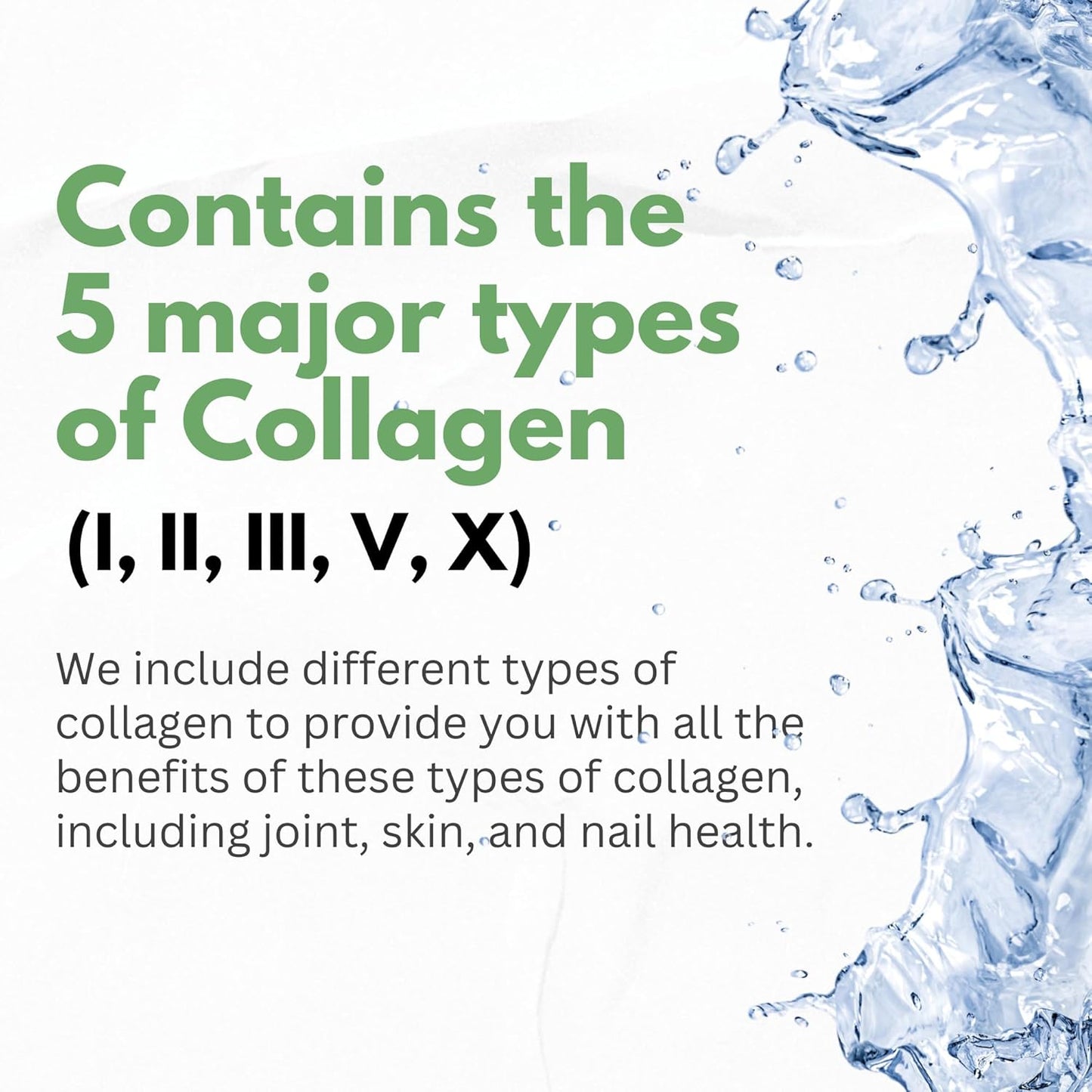 Organic Collagen Peptides Powder with Vitamin C & Hyaluronic Acid for Skin, Hair, and Joints - High Absorption Hydrolyzed Blend - Made in USA