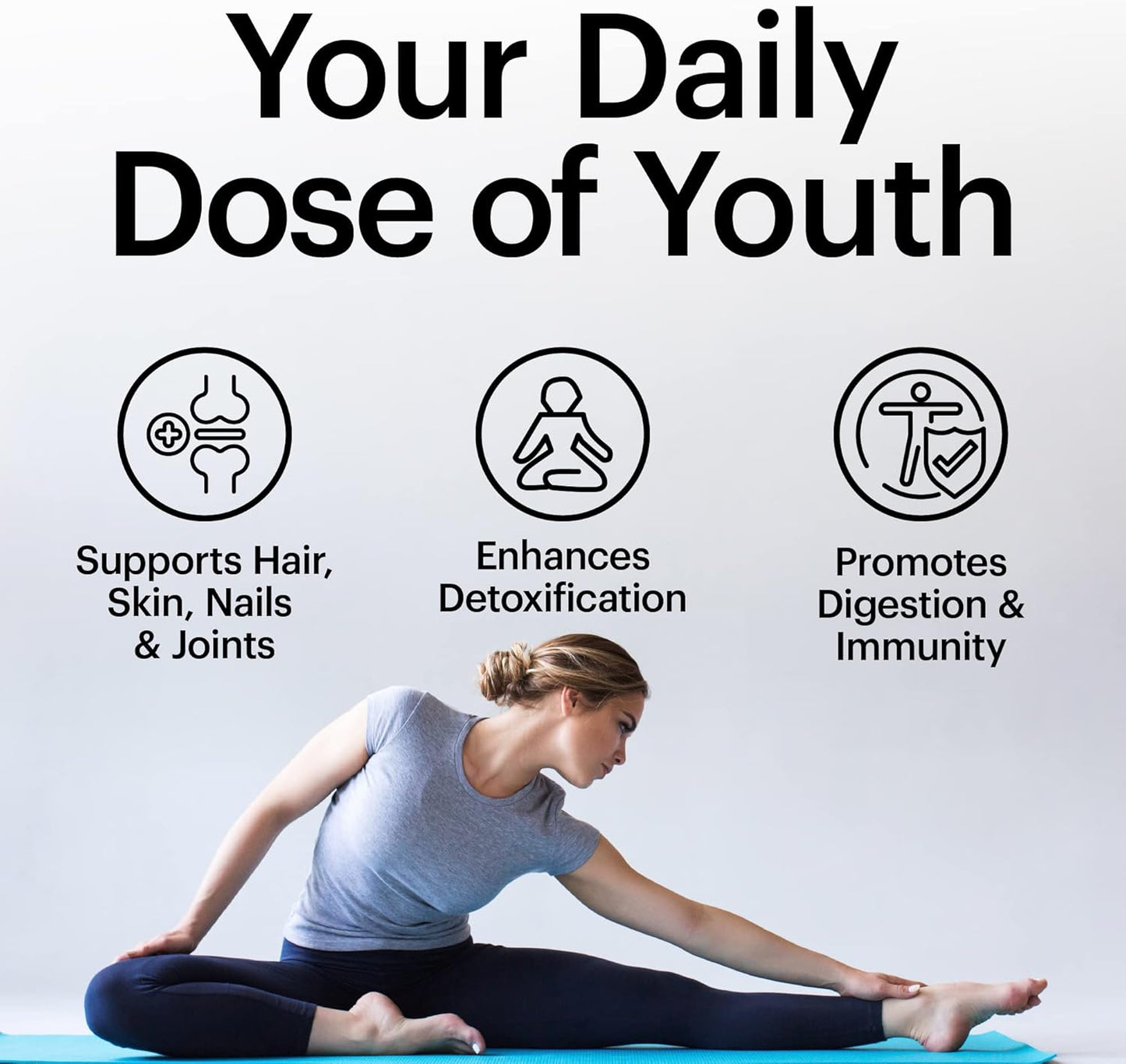 Organic Collagen Superfood Powder with Blue-Green Algae, Mushroom Extracts, and Matcha - Detox & Immunity Support, Allergen-Free & Non-GMO