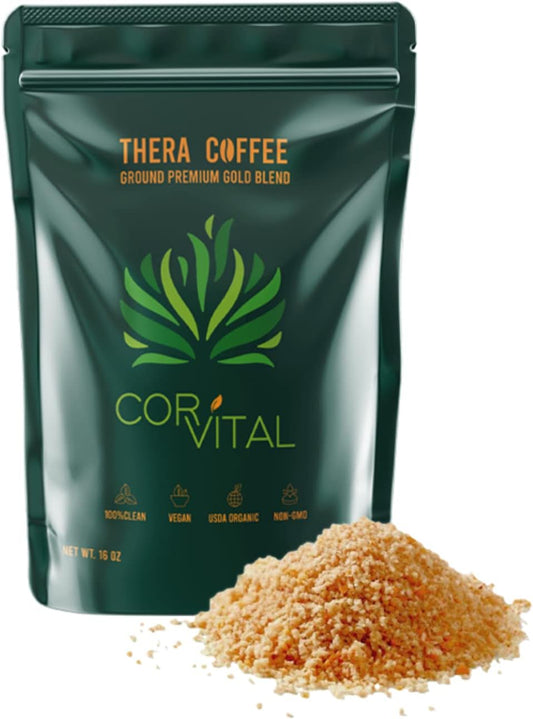 Organic Cor-Vital 1lb Enema Coffee - Gerson Approved Therapy Roast Detox Cleanse for Liver & Colon Repair - Mold-Free Organic Coffee Colon Cleanse