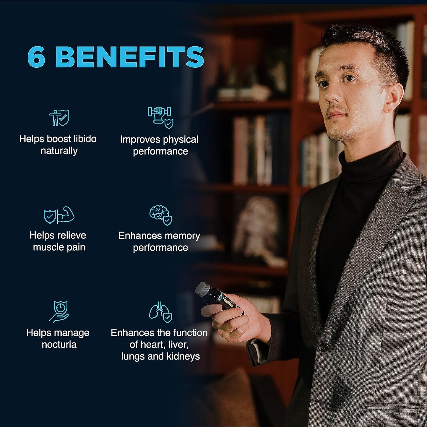 Organic Cordyceps Mushroom & Macadamia Blend Liquid Drops - Premium Energy & Immunity Supplement with Adaptogenic Mushrooms (Pack of 10)