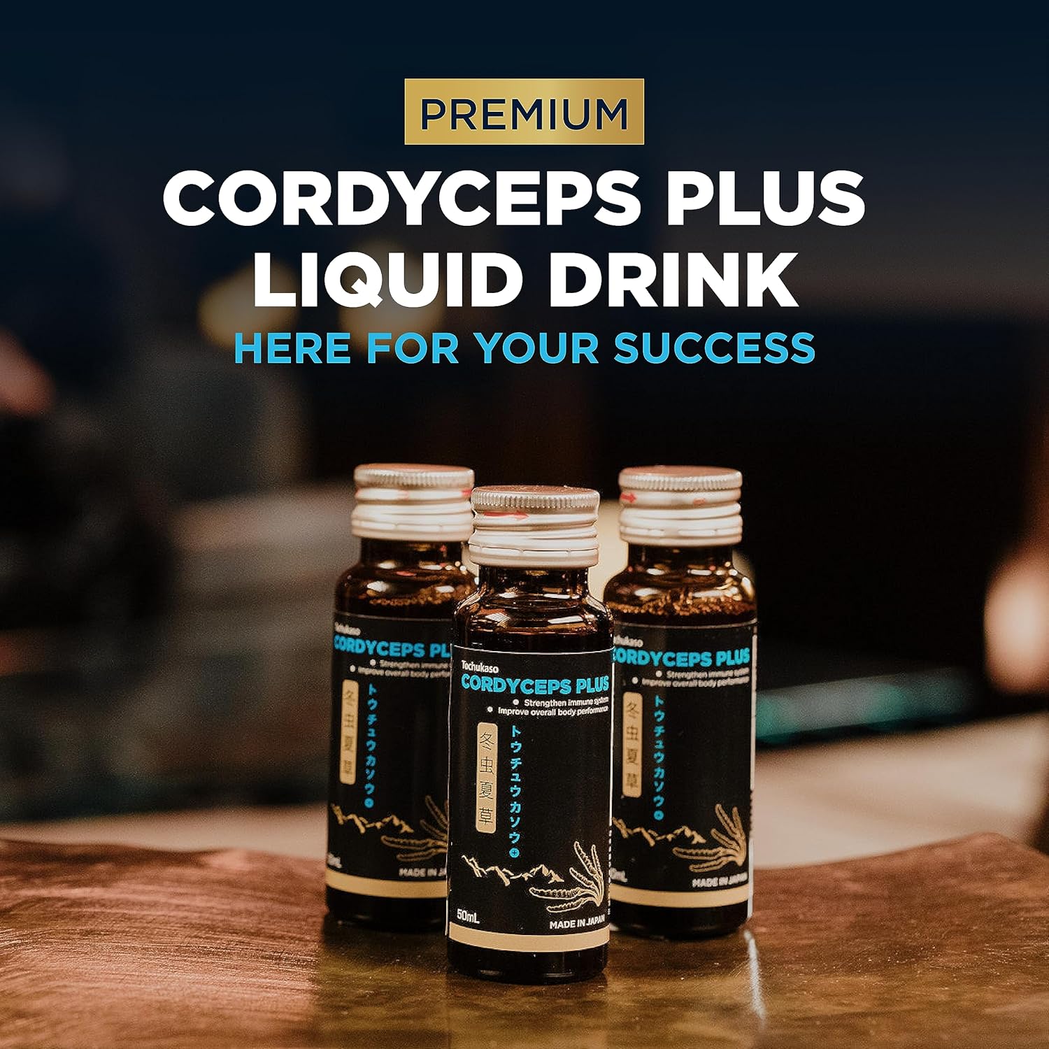 Organic Cordyceps Mushroom & Macadamia Blend Liquid Drops - Premium Energy & Immunity Supplement with Adaptogenic Mushrooms (Pack of 10)