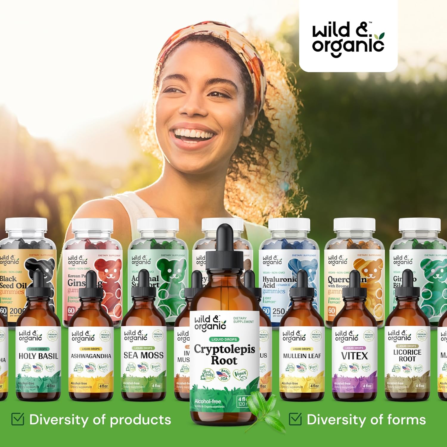 Organic Cryptolepis Tincture for Detox & Immune Support - 2-Month Supply - Liquid Root Extract - Vegan & Alcohol-Free - 4 fl oz