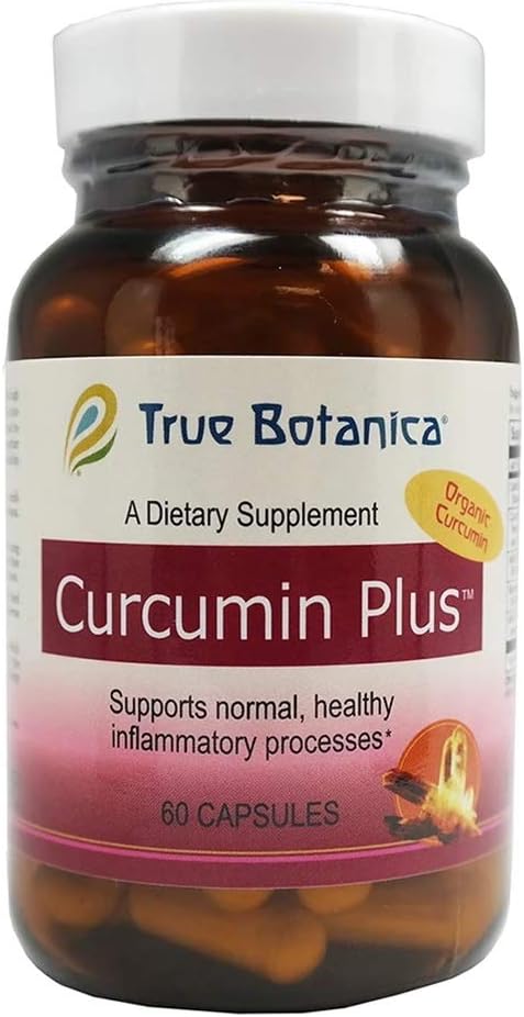 Organic Curcumin Plus Capsules - True Botanica, 60 Count