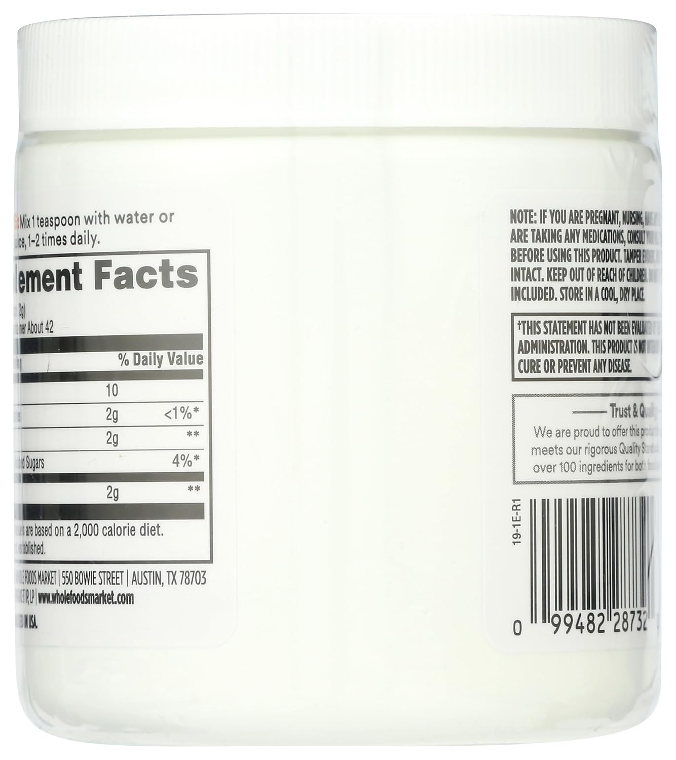 Organic D Mannose Powder - 3 Ounce by Whole Foods Market