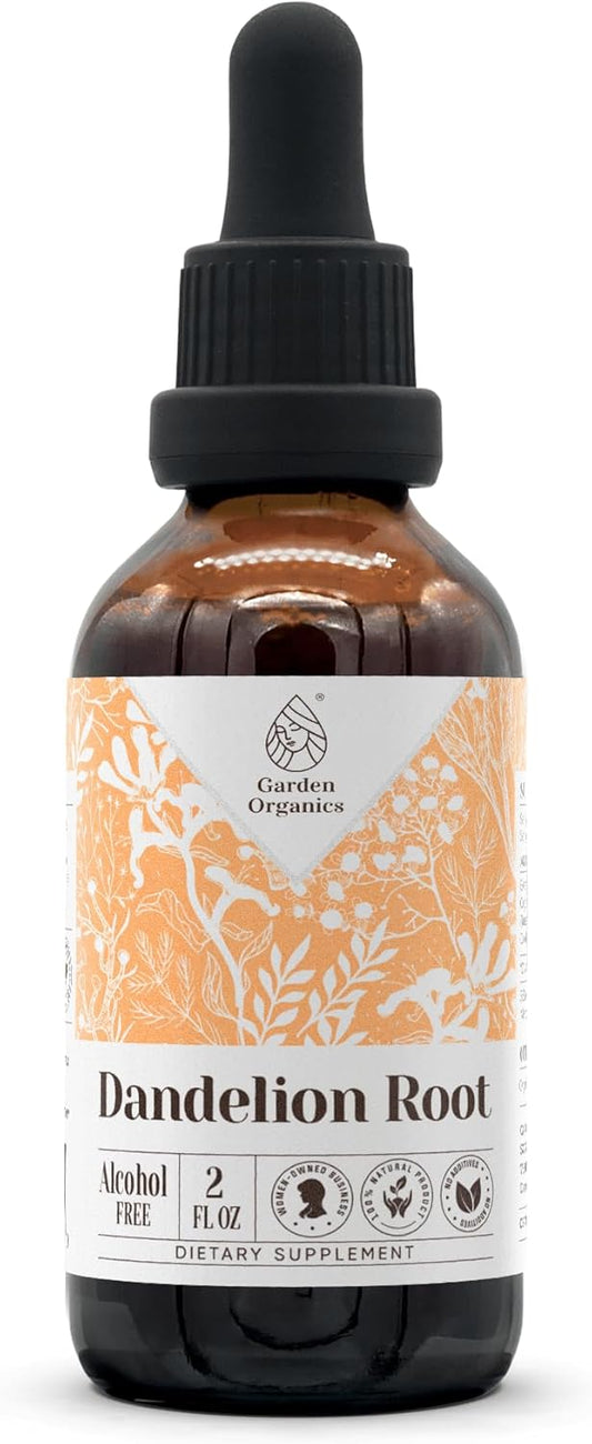 Organic Dandelion Root Tincture Extract - Alcohol-Free Immune System Booster - 100% Natural Liquid Drops - 2 fl oz
