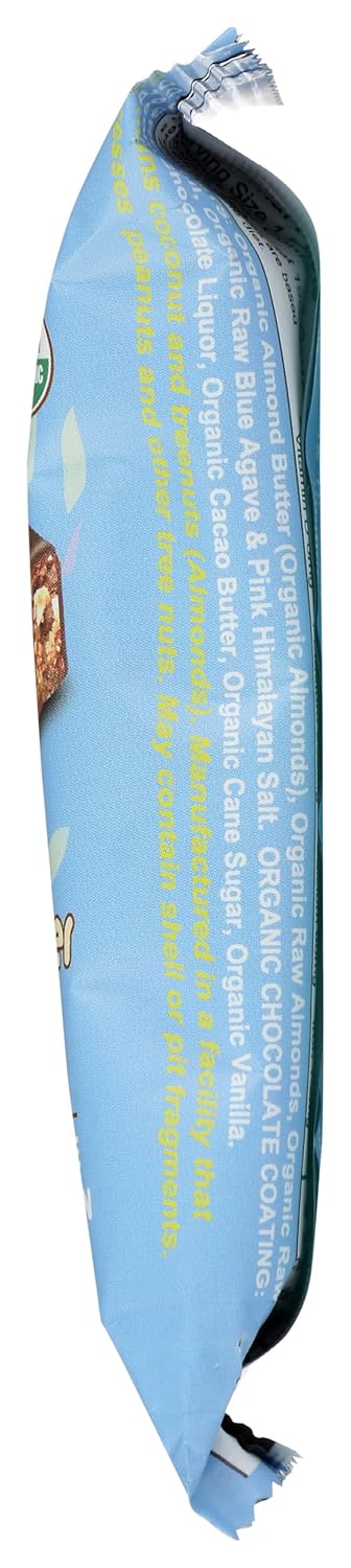 Organic Dark Chocolate Chunky Almond Butter Bar by Nelly's Organics - 1.6 OZ