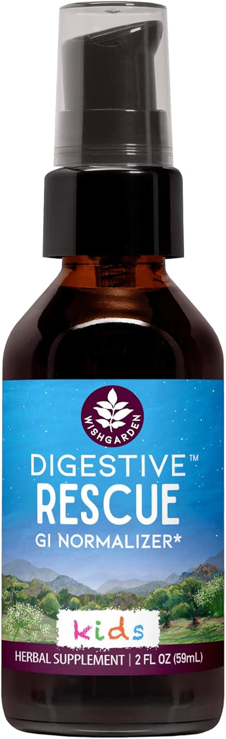 Organic Digestive Relief Tincture for Kids with Peppermint, Ginger, & Fennel - Soothes Tummy Discomforts Fast - 2oz