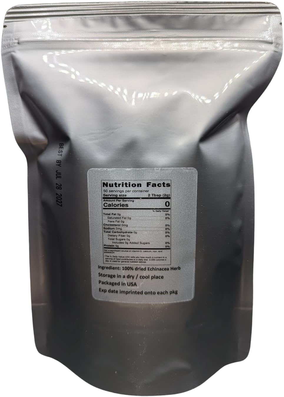 Organic Echinacea Herb Loose Leaf Tea - 100% Natural Echinacea purpurea C/S (4 oz)