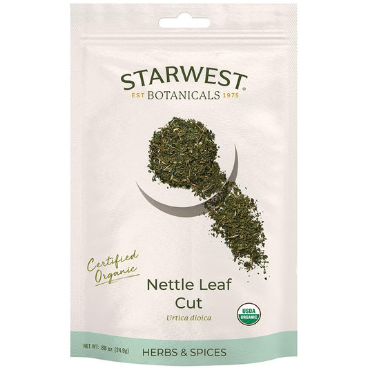 Organic Eco-Friendly Nettle Leaf Cut by Starwest Botanicals - 0.49 oz