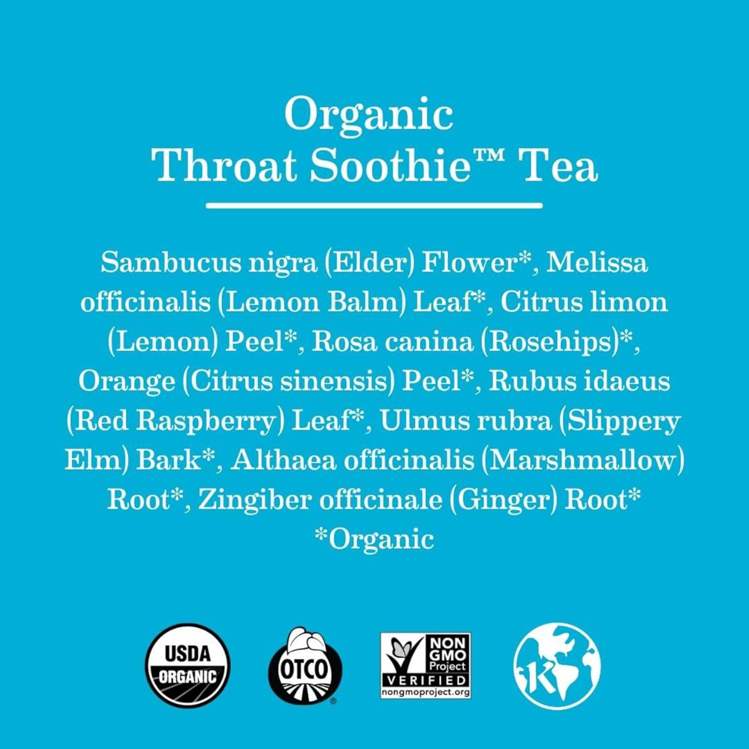 Organic Elderberry Immune Tea & Throat Smoothie for Wellness, Safe for Breastfeeding & Pregnancy, 16 Count x 2 Pack