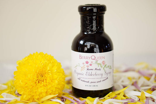 Organic Elderberry Syrup for Immunity Boost - Pure Natural Herbal Supplement - Loved by Kids and Adults - 8 oz