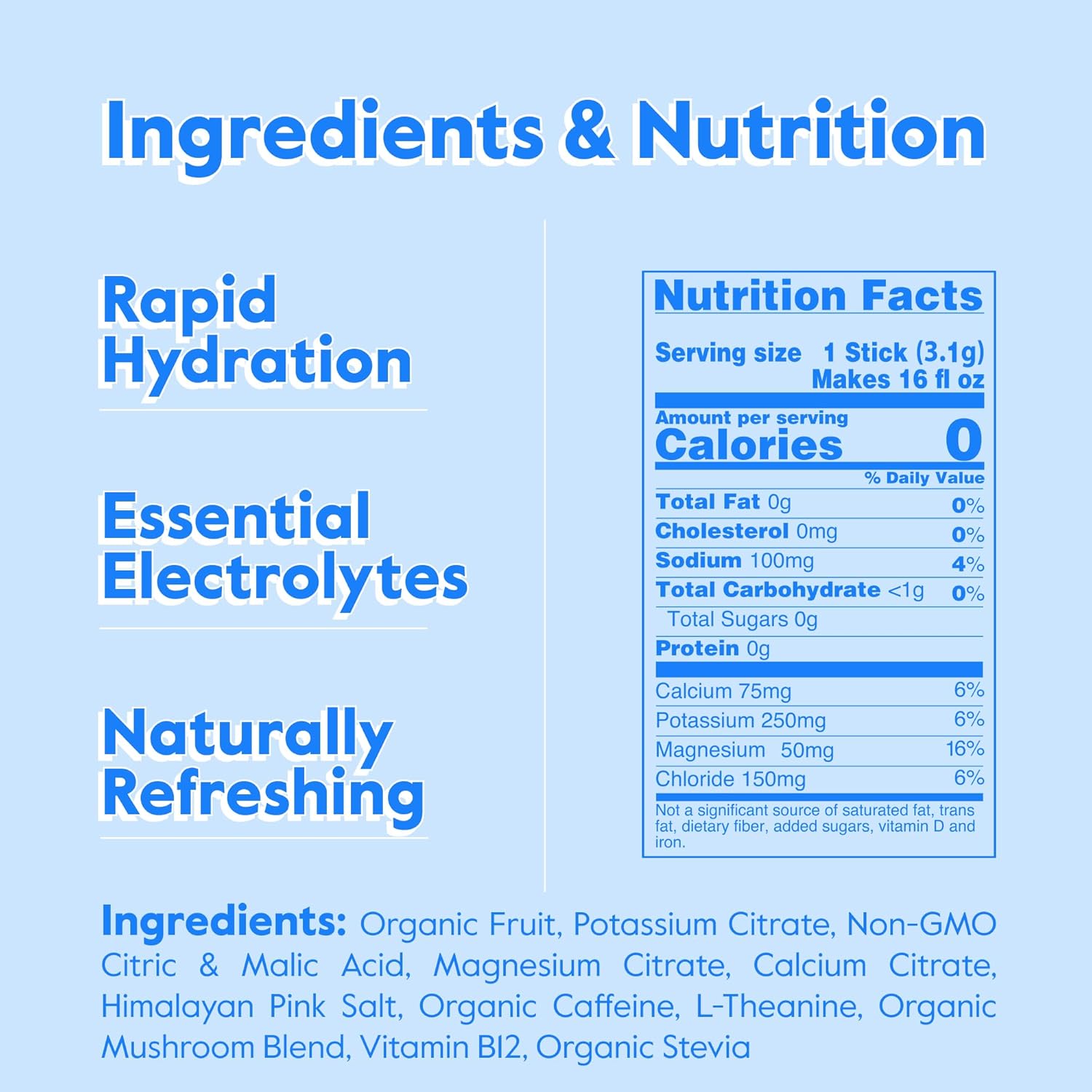 Organic Energy Booster Powder Packets with Caffeine, B12, and Electrolytes - Sugar-Free & Zero Calorie - Healthy Coffee, Energy Drink, and Soda Alternative - Hydration & Energy Supplement - BoostGo Australia