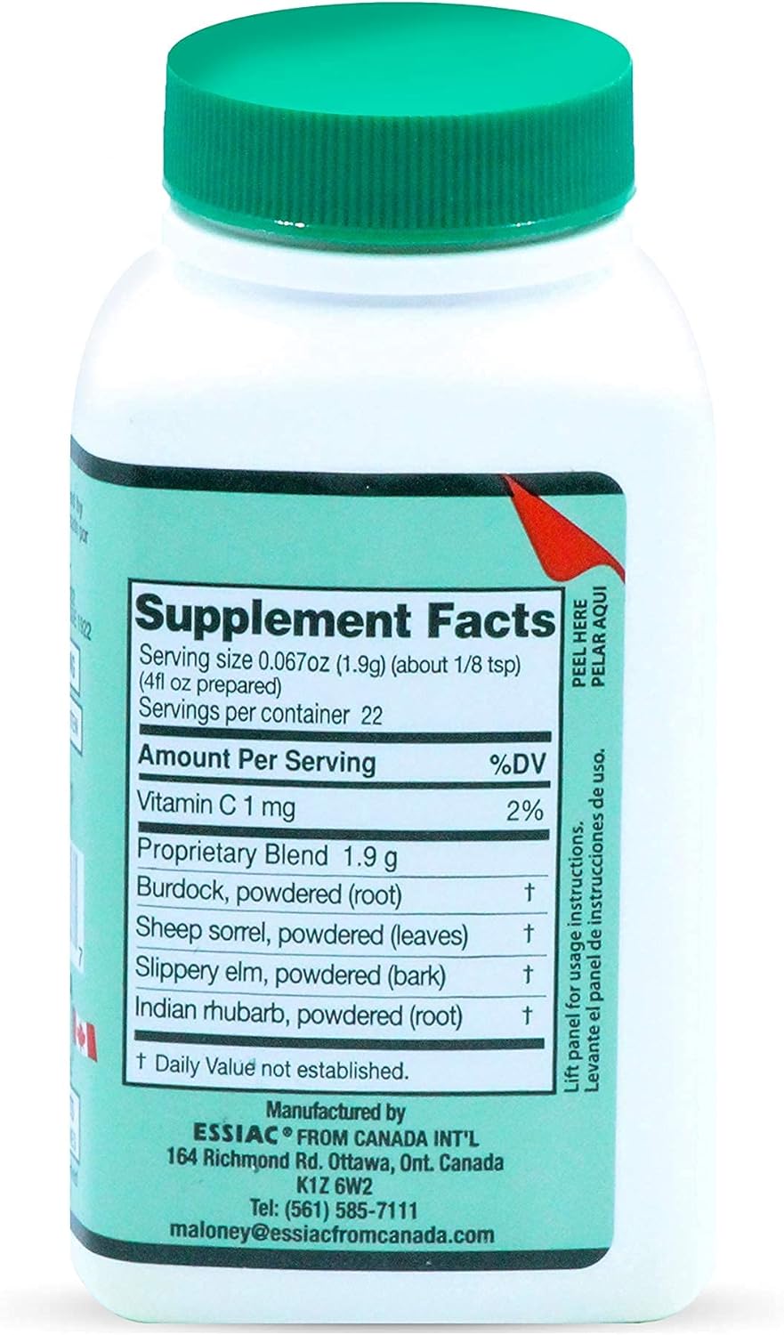 Organic Essiac Tea Powder & Wild-Crafted Drops for Detoxifying Liver, Blood, and Lymph Node