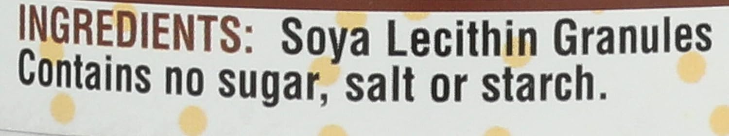 Organic Fearn Lecithin Granules - 16 Ounce - Non-GMO - Pure Soy Lecithin - Pack of 1