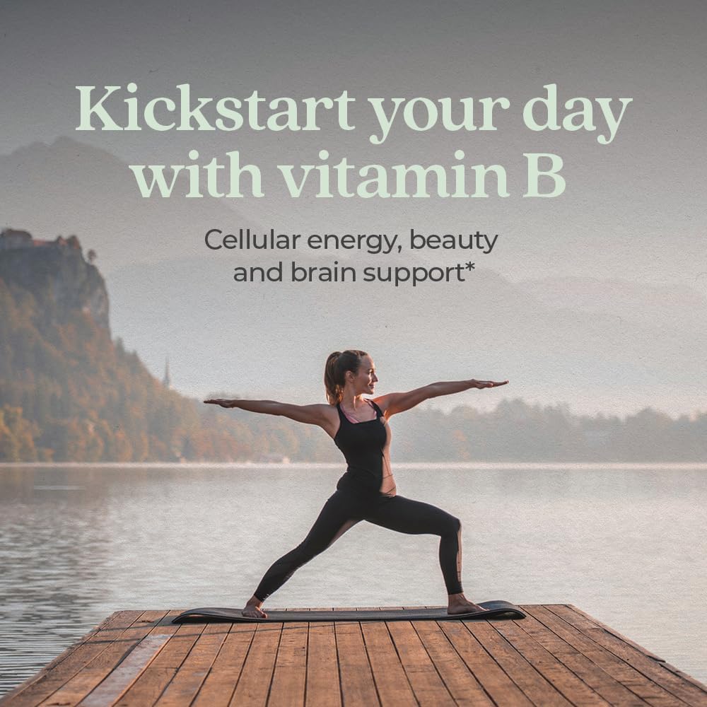 Organic Fermented Vitamin B Complex Capsules - 60 Count, Vegan & Gluten-Free, Daily Energy & Brain Support - BoostGo Australia