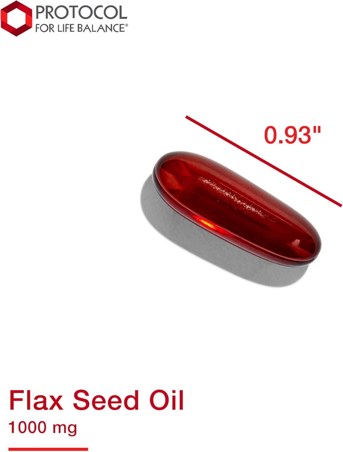 Organic Flax Seed Oil 1000mg - 120 Gels by PROTOCOL FOR LIFE BALANCE