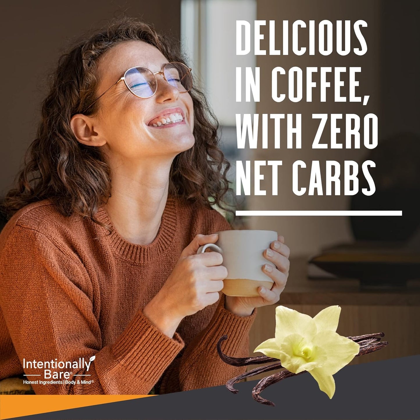 Organic French Vanilla MCT Oil Powder - Zero Net Carbs, Keto & Vegan Friendly - Ideal for Coffee, Tea, Shakes, Smoothies - 30 Servings