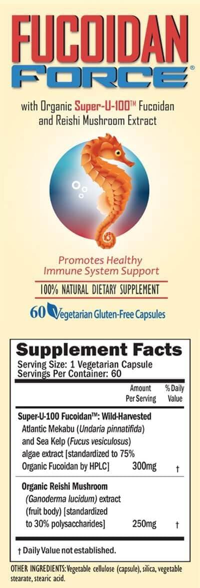 Organic Fucoidan Supplement Made in USA Trusted for 15 Years by Medical Professionals