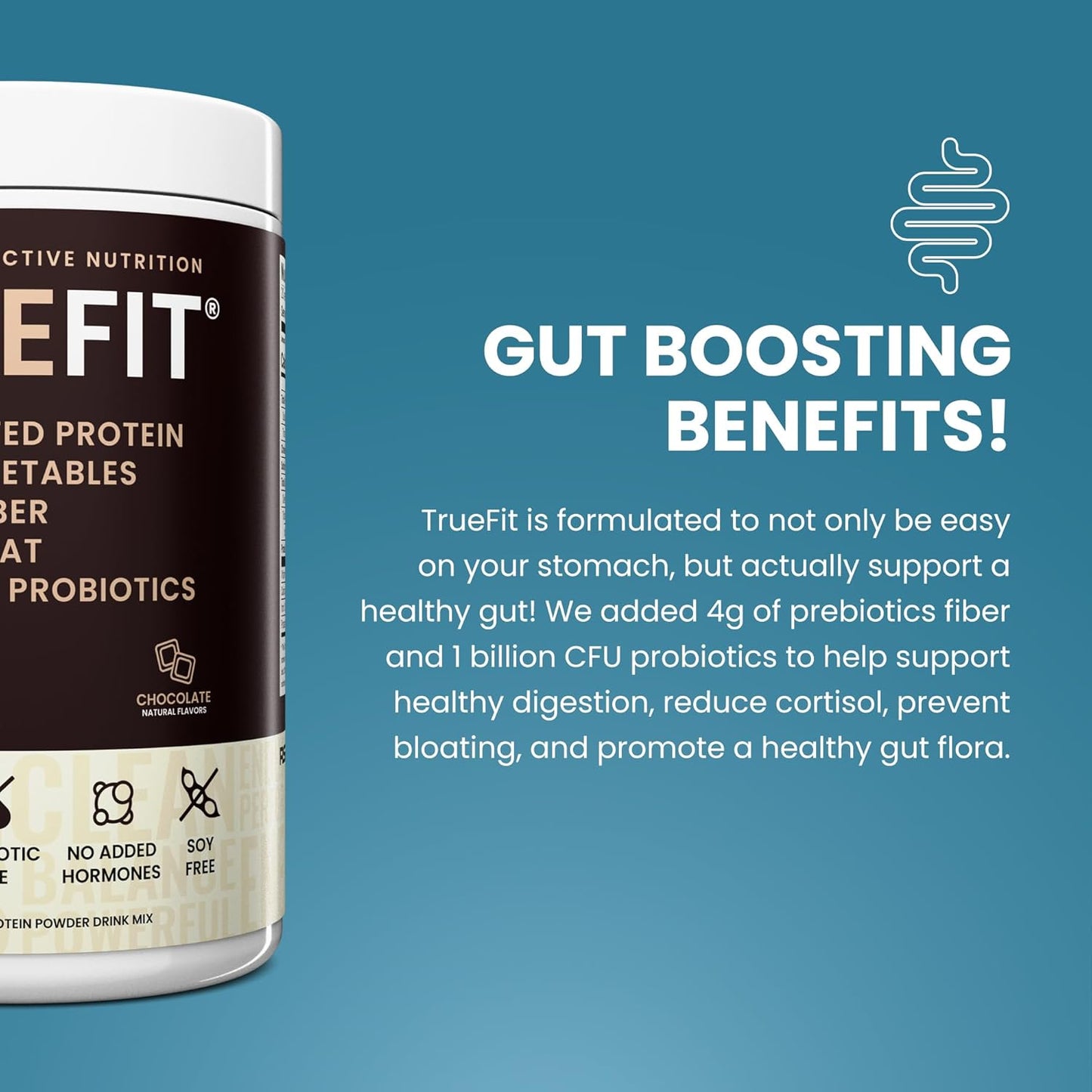 Organic Grass-Fed Whey Protein Powder with Prebiotics & Probiotics for Gut Health - Keto & Gluten Free Meal Replacement Shake - 1.85 lbs