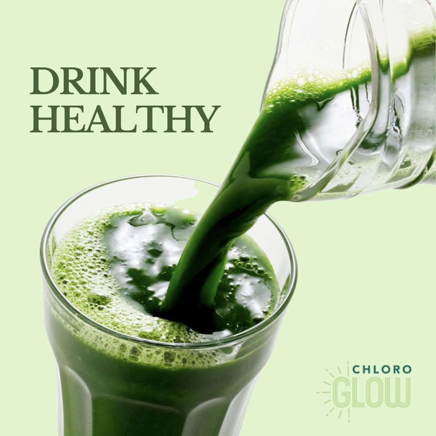Organic Green Apple Chlorophyll Detox Shot for Energy and Immune Support (1 Pack)