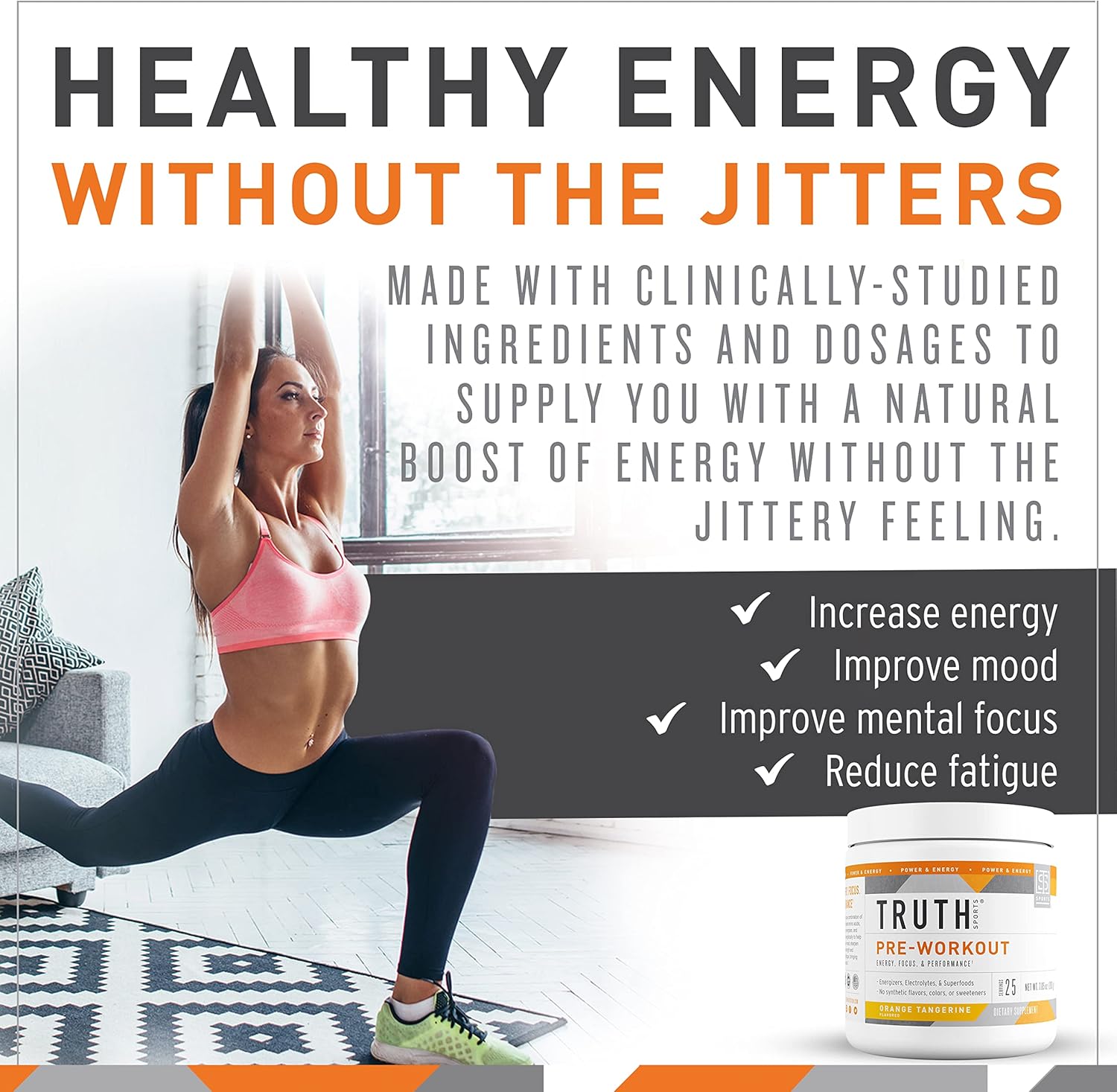 Organic Greens and Orange Tangerine Preworkout Bundle for Ultimate Nutrition