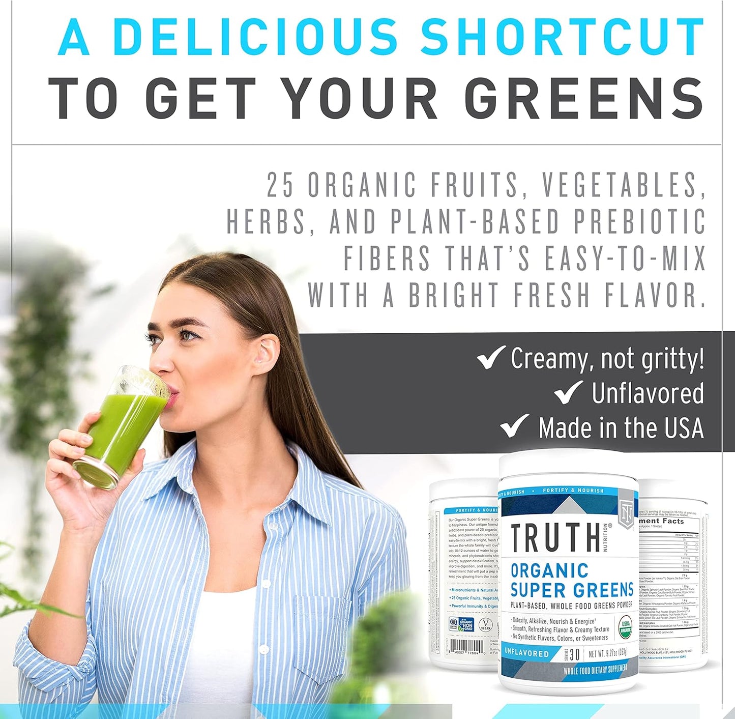 Organic Greens and Orange Tangerine Preworkout Bundle for Ultimate Nutrition