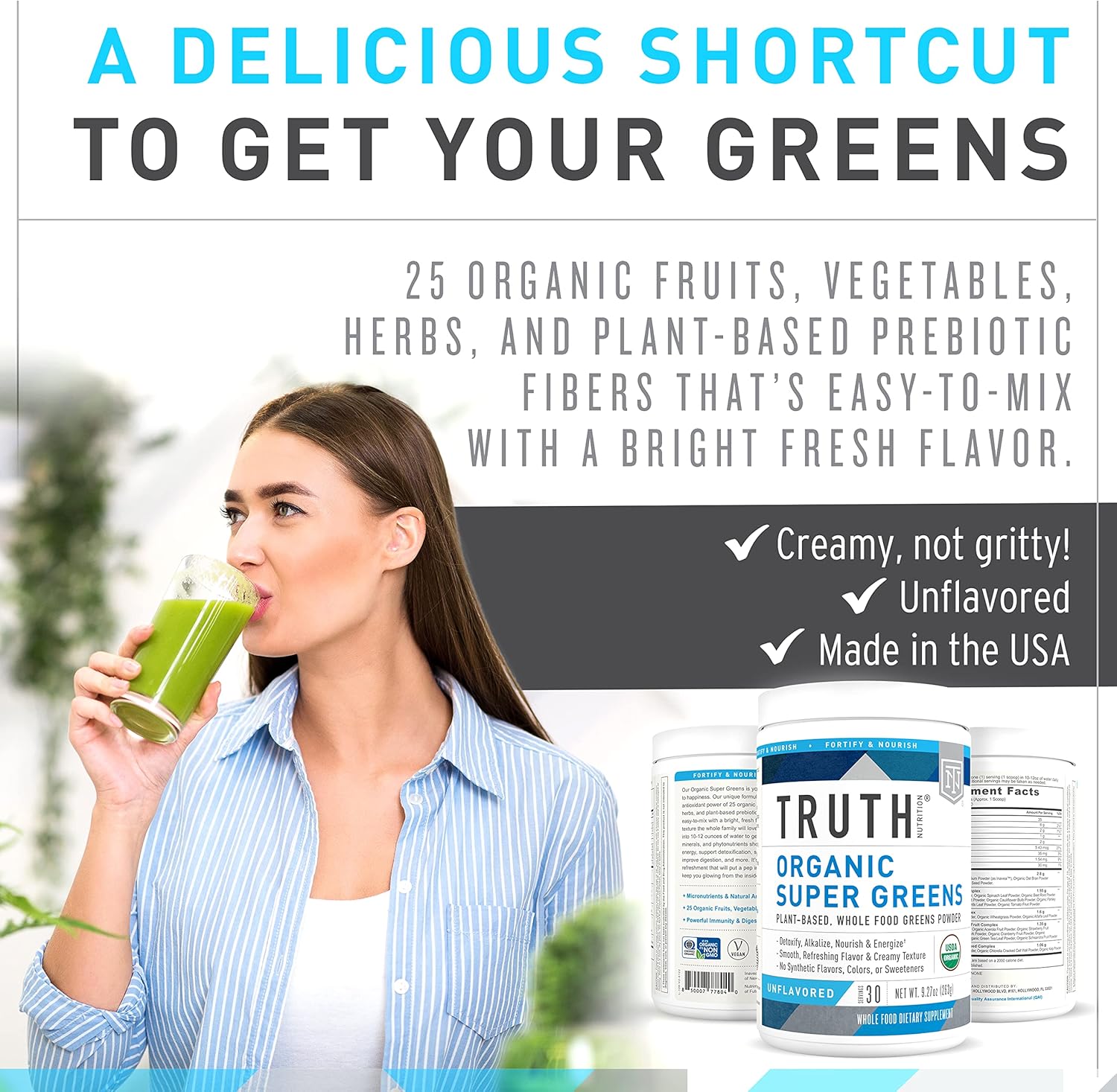 Organic Greens and Orange Tangerine Preworkout Bundle for Ultimate Nutrition