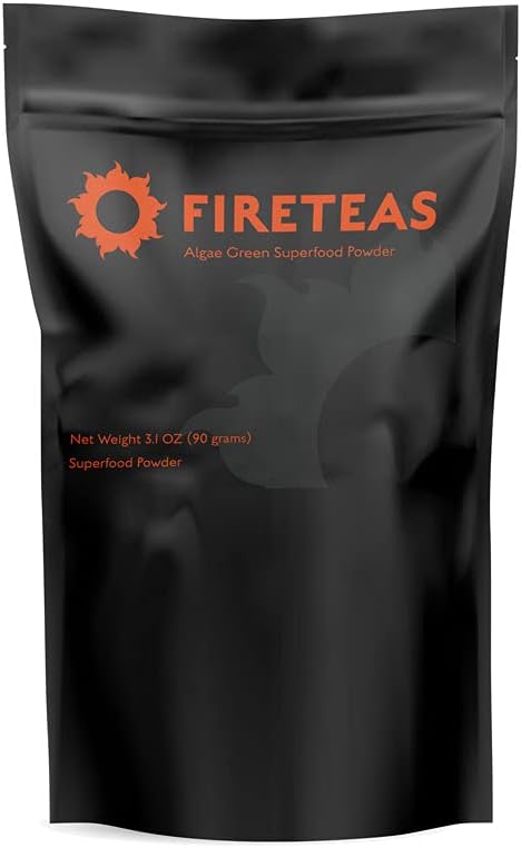 Organic Greens Superfood Powder with Seaweed & Chlorella for Smoothies, Yogurt, and Milkshakes - Turmeric, Kelp, Moringa, Ginger - Aloe Vera Extract and Stevia Included