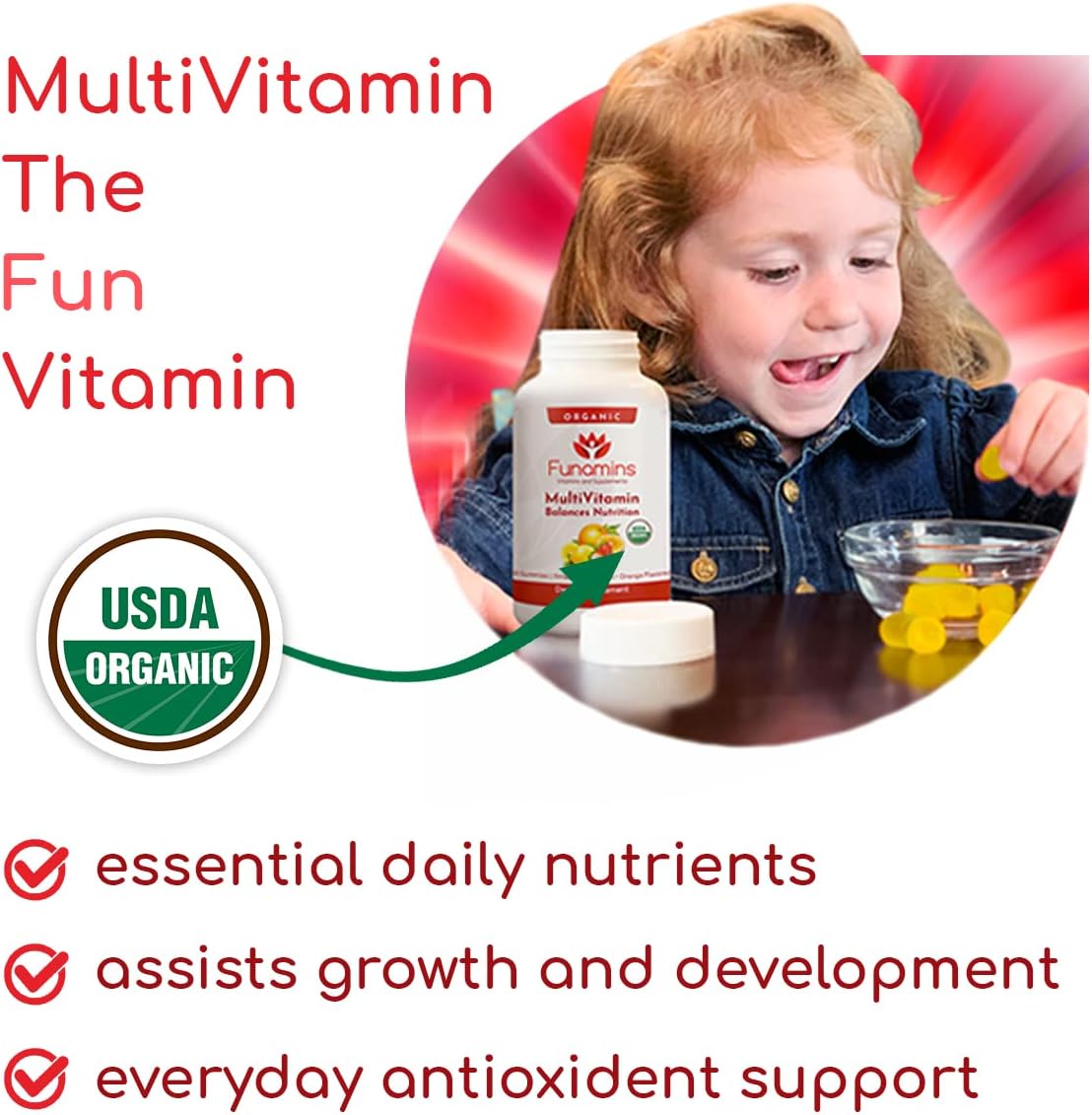 Organic Gummy MultiVitamin 2-Pack, 60 Count Each, 11 Essential Nutrients, Vegan, Assorted Flavors for Kids and Adults