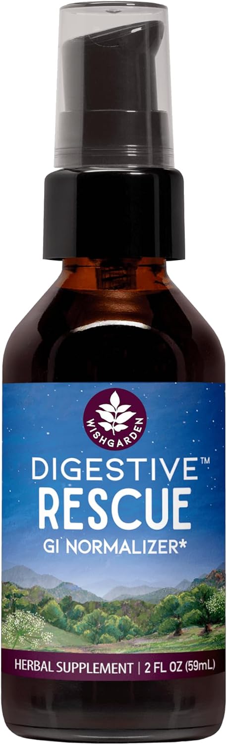 Organic Herbal Digestive Relief Tincture with Peppermint, Ginger, Fennel - Soothes Discomforts - 2oz