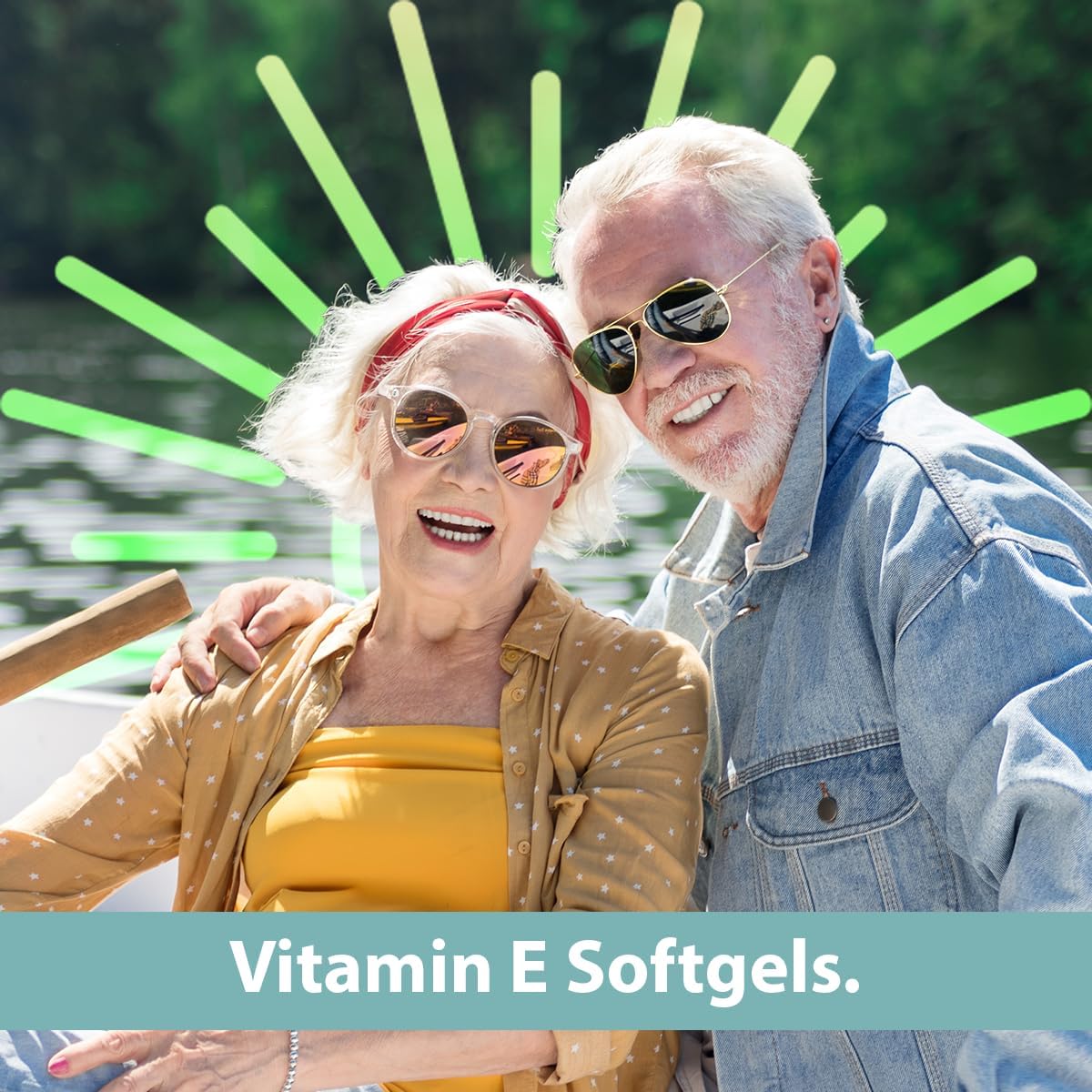 Organic High-Potency Vitamin E Capsules - 1000 IU for Skin & Immune Support | 450mg | 100 Count | Women and Men's Vitamin E Supplement