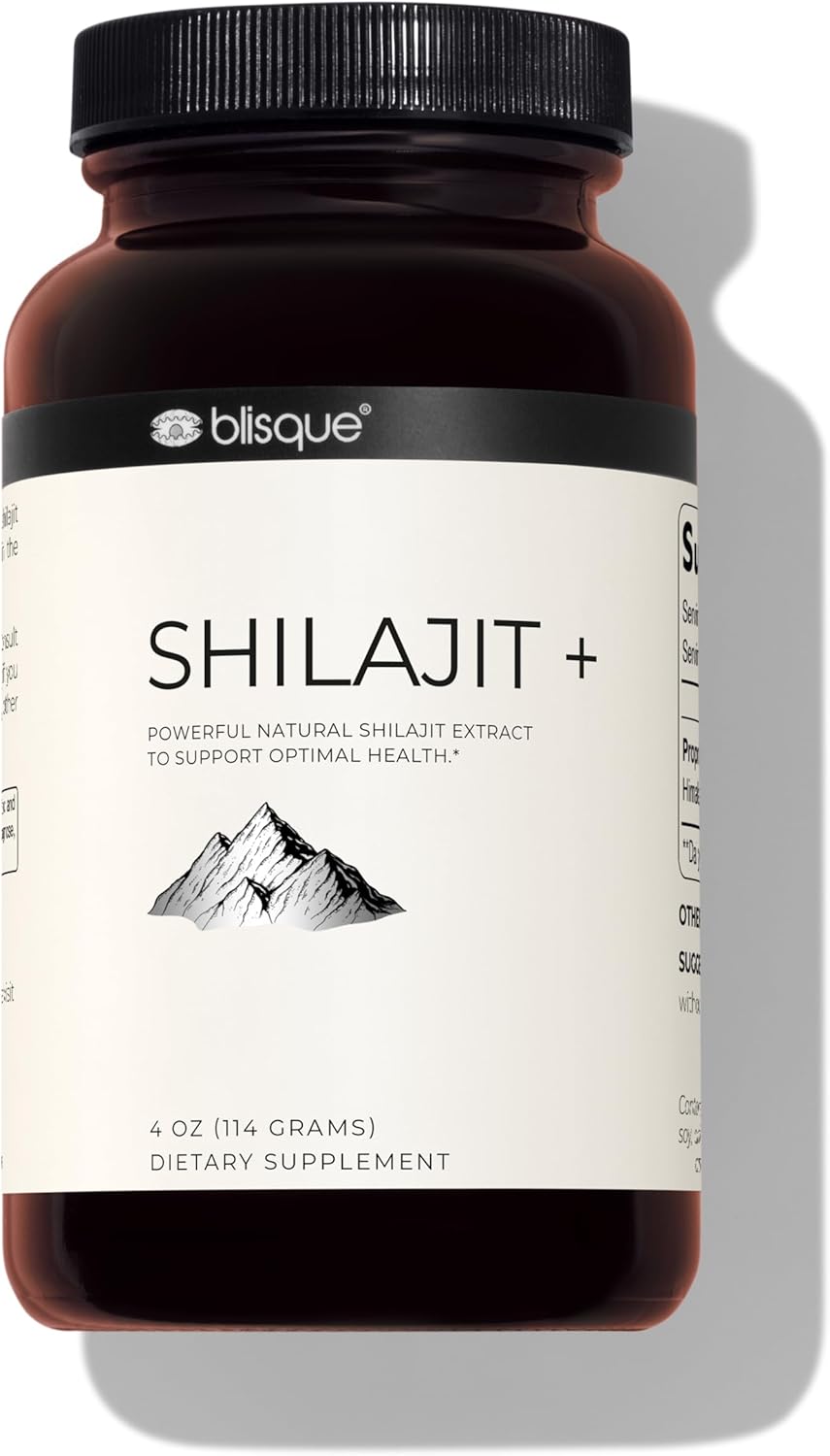 Organic Himalayan Shilajit Extract Powder | Pure and Authentic | Rich in Fulvic Acid and Trace Minerals | 228 Servings | 7.5 Months Supply