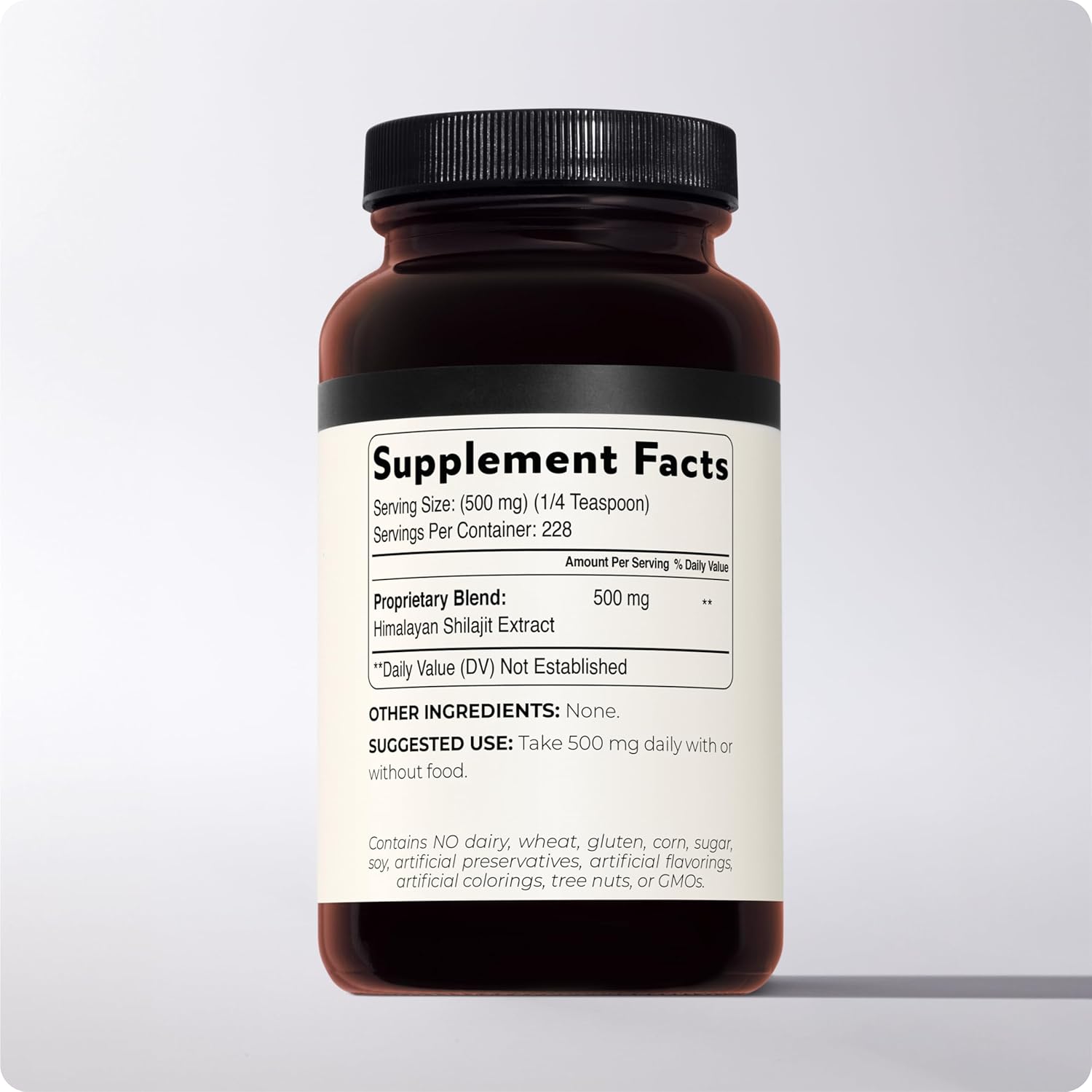 Organic Himalayan Shilajit Extract Powder | Pure and Authentic | Rich in Fulvic Acid and Trace Minerals | 228 Servings | 7.5 Months Supply